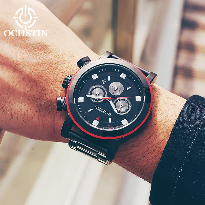 ochstin voyager series multifunctional quartz movement men's waterproof watch new 2024 sports street men's quartz watch