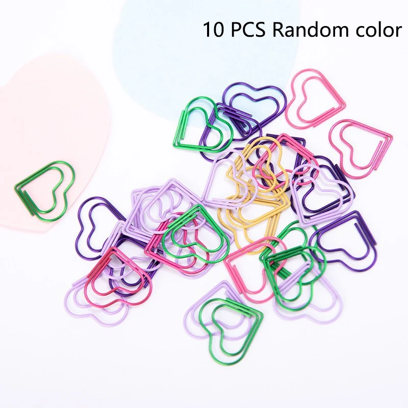 10/100PCS Paperclips With Musical Notes Office Supplies Animal Paperclips Duck Paperclips Irregularly Shaped Colorful Paperclips
