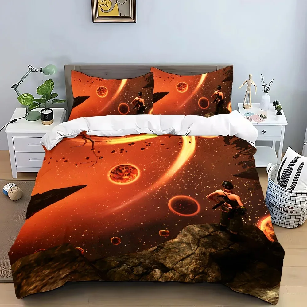 Game Outer Wilds Duvet Cover Pillowcase Bedding Set Adult Boy Girl Beroom Decoration Children Single Double Large Size