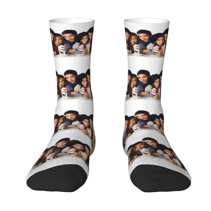 Friends TV Show Dress Socks for Men Women Warm Fashion Crew Socks