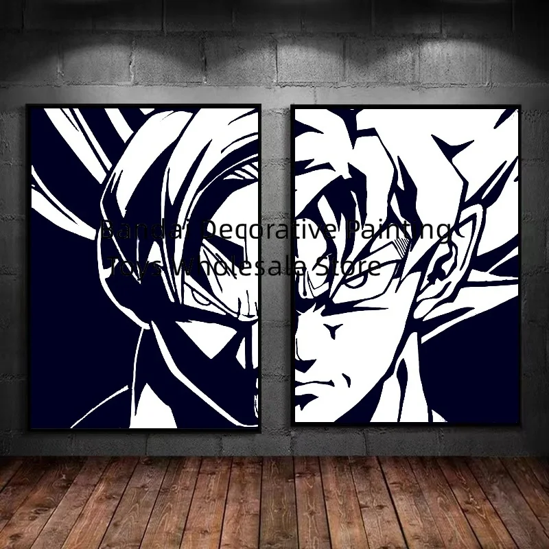 Dragon Ball Goku Classic Canvas Prints Wall Art Home Cartoon Character Picture Cuadros Best Gift Decor Gifts Modular Painting