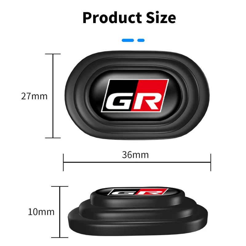 Car Door Shock Absorber Pad Anti-collision Shock Absorbing Gasket For T-oyota Gazoo Racing Aygo Corolla GT86 Yaris Prius RAV CHR