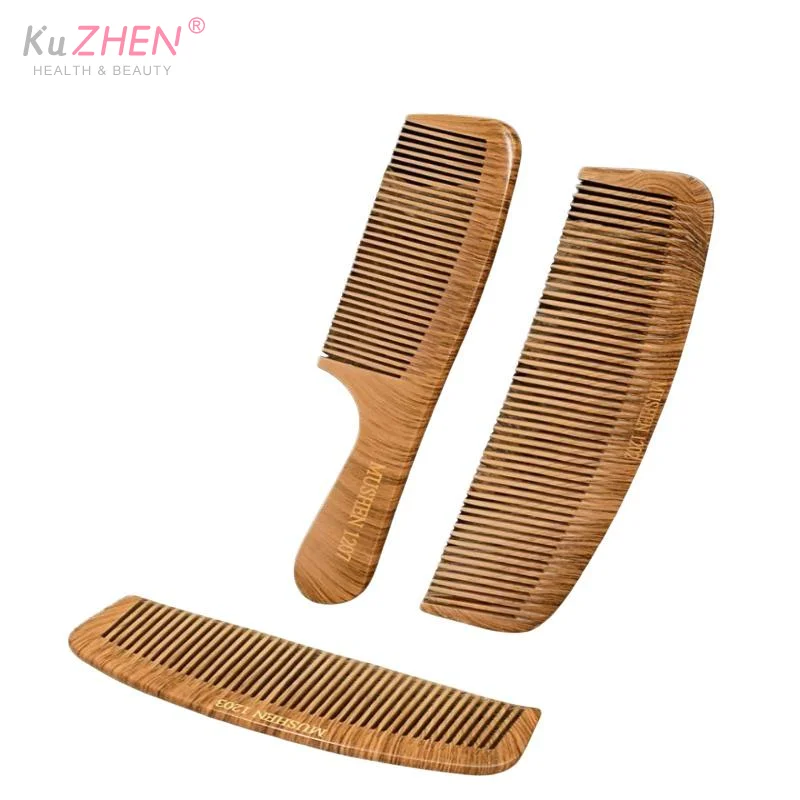 1*Natural Pear Blossom Comb Smooth Comb Scalp Massage Anti Tangling Bamboo Wood Comb Anti Tangling Static Hair Brush Salon Tool
