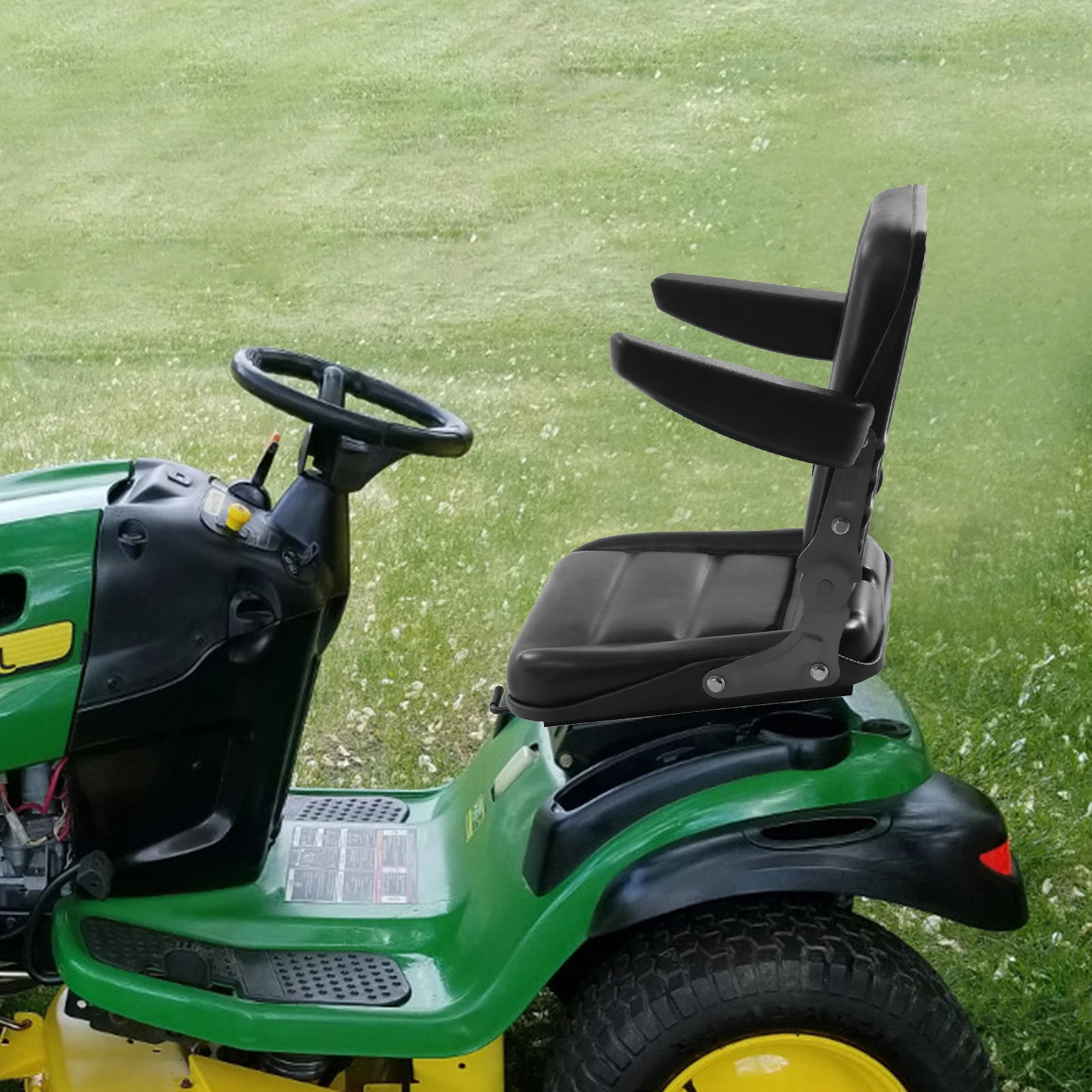 

Universal Forklift Seat Comfortable Garden Tractor Lawn Mower With Adjustable Backrest