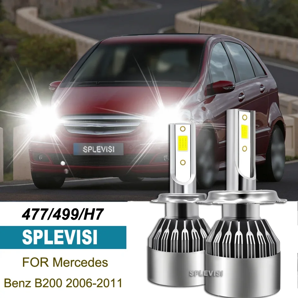 Stable performance 4500LM/Bulb H7 Headlight LED Bulbs High Low Beam For Fit For Mercedes-Benz B200 2006 2007 2008 2009-2011