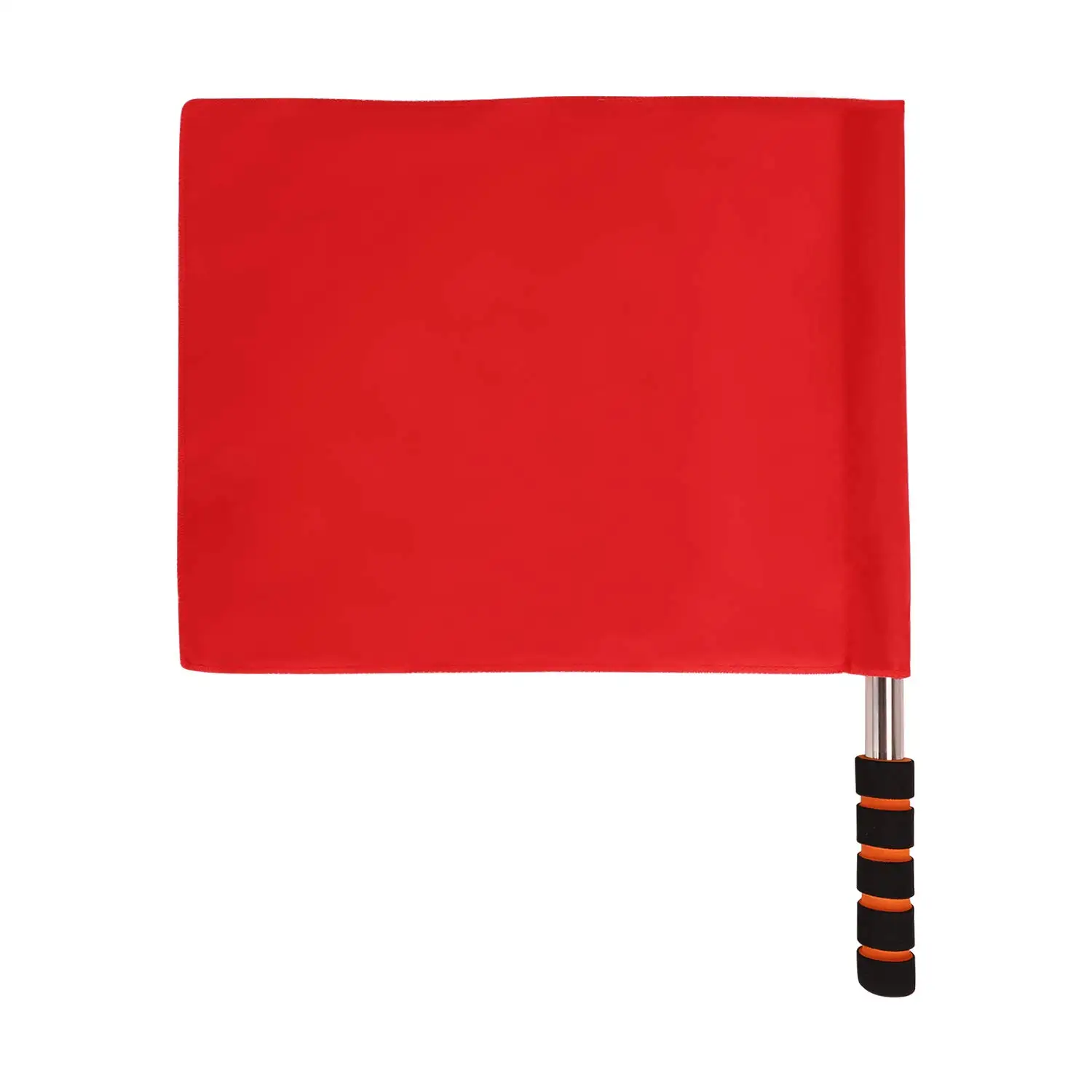 Referee Flag  Hand Flag Red Signal Flag Special Patrol Performance Linesman Official Flag for Soccer Volleyball Football