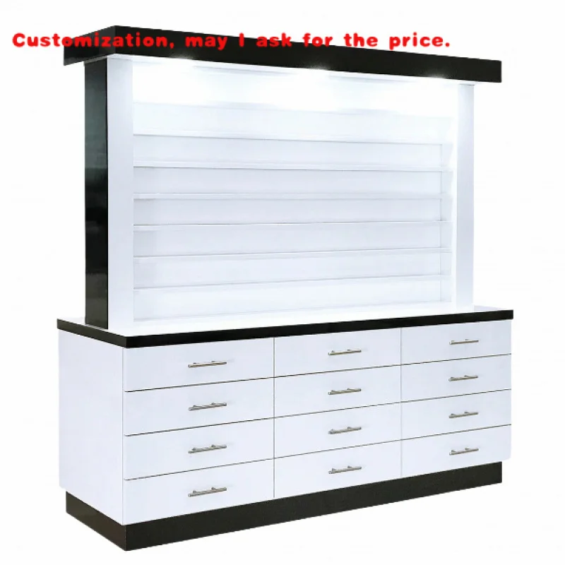 

custom.Fully Finished High-end Nail Cosmetic Shop Furniture Showcase Display Cabinet Beauty Store with