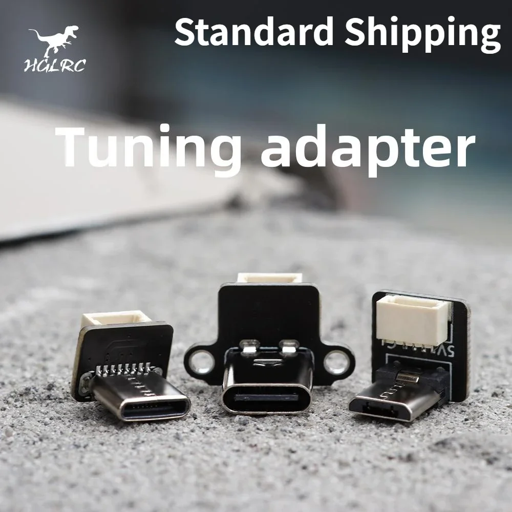 3 szt. HGLRC Tuning Adapter USB TYPE-C moduł przedłużacza do przesyłania dla FPV F4 F7 kontroler lotu DIY części