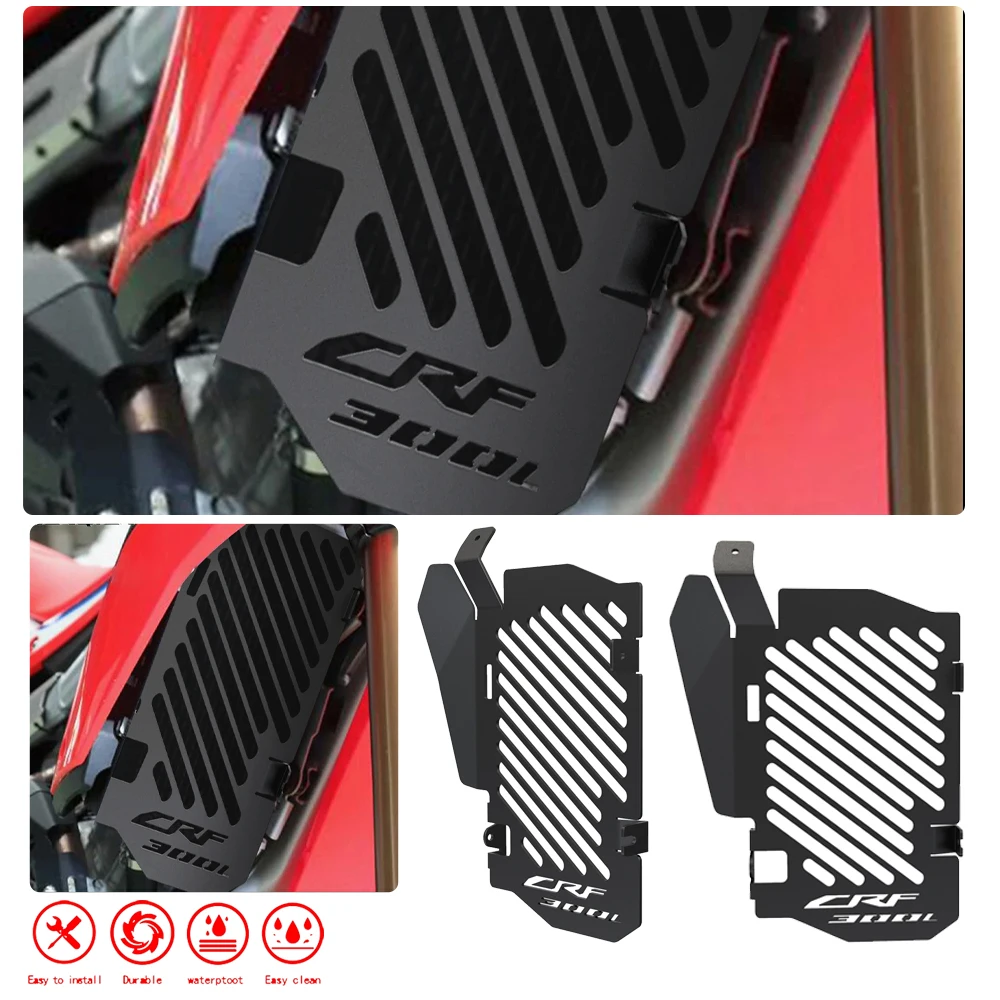 

For HONDA CRF300L CRF300 CRF 300 L 300L 2021-2023 2024 2025 Motorcycle Radiator Protective Cover Grille Grill Guard Protector