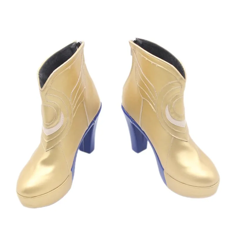 Game Cipher Cosplay Schoenen Vrouwen Party Honkai Star Rail Cosplay Schoenen Cifera PU Lederen Laars Meisje voor Party Halloween Casual