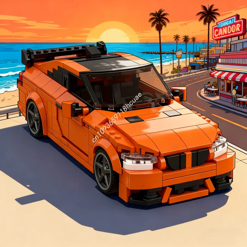 

449pcs MOC BMWedd City Champions Model Building Blocks Construction Assemble Idea Education Christmas Gift Kids Toys Birthday