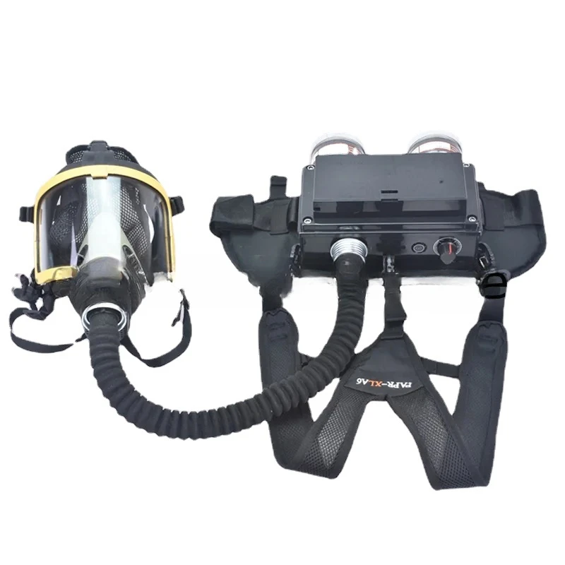 Portable forced-air respirator, lithium battery charging, mask type poisonous gas filter, dust paint chemical products