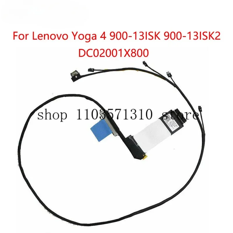 

Replacement Laptop LCD Screen Video Display Cable For Lenovo Yoga 4 900-13ISK 900-13ISK2 Pro 80MK BYG40 EDP DC02001X800