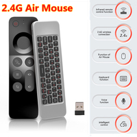 W3 Wireless 2.4G Air Mouse Keyboard for TV Box Gyroscope Voice Remote Control PC Computer IR Learning Controller Replacement