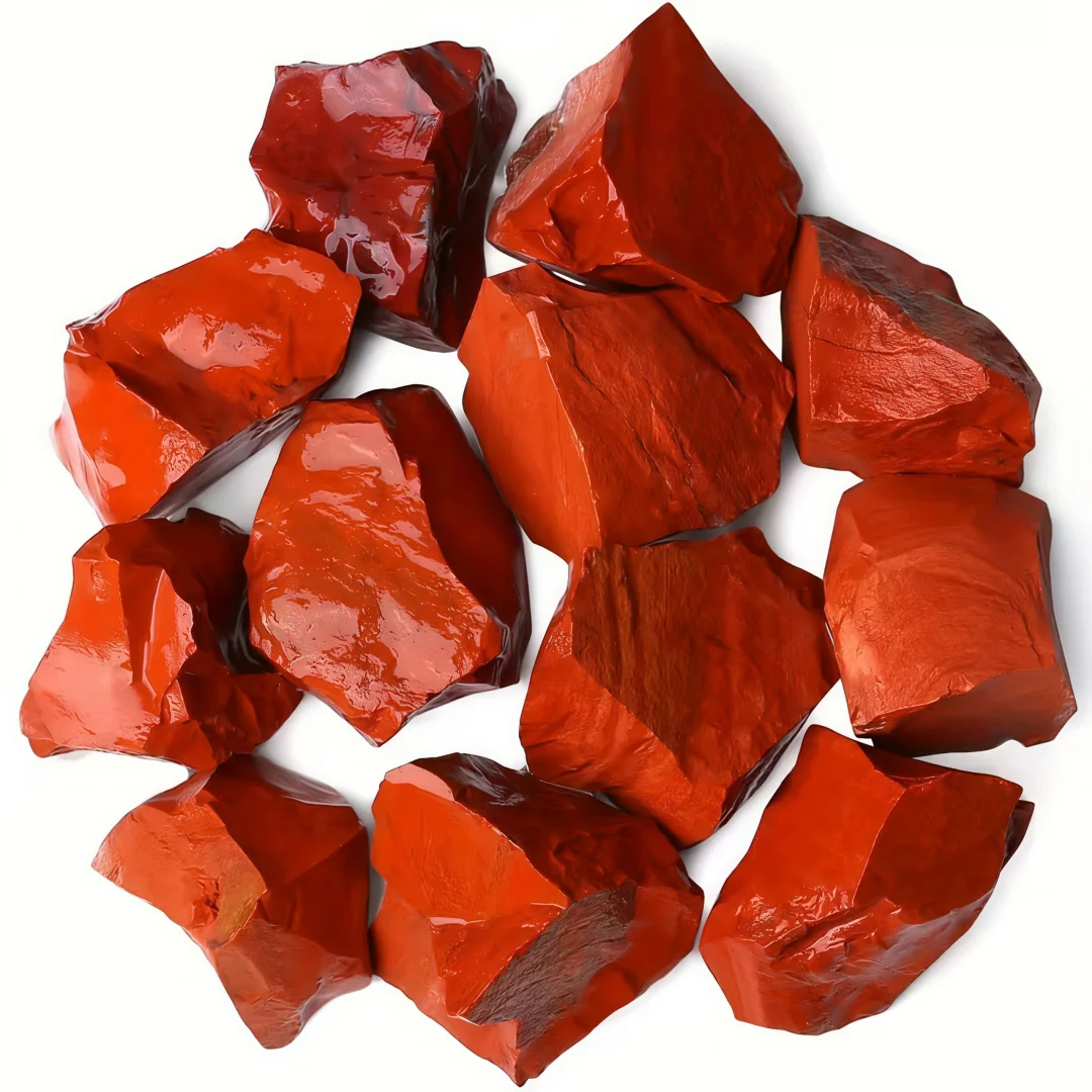 Natural Rough Red Jasper Crystals in Bulk for Various Uses Such As Reiki, Tumbling, Cabbing, Polishing, Wicca, Home Decor