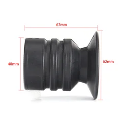 Scalability  Rubber Cover Scope Lens Protective Extender Recoil Eye Hunting Optics Gated Protector Cap for Scope