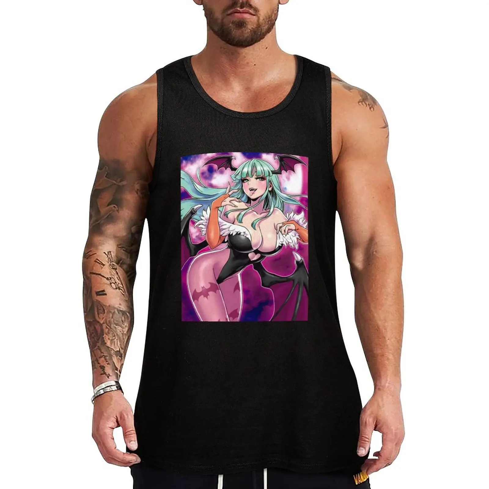 morrigan aensland 4 Tank Top Gym man Men\'s summer t-shirt