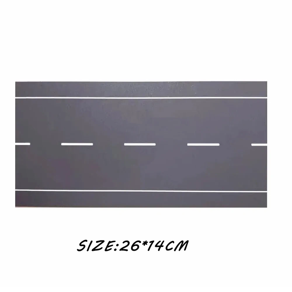 1/64 Scale Diy Miniature Highway Diorama สําหรับของเล่นรถ Diecast - สมจริง RC ฉากถนนอุปกรณ์เสริมสถานที่สําคัญ