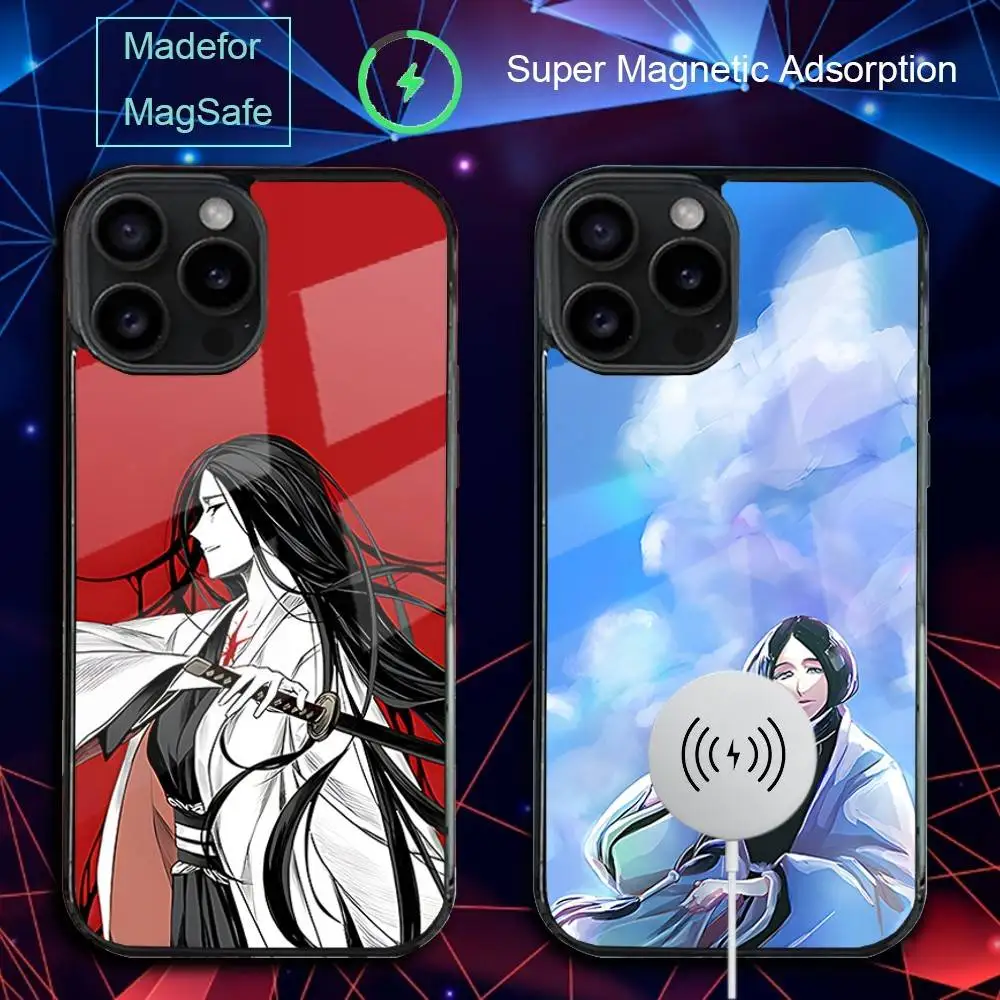 

R-Retsu U-Unohana Anime Phone Case For iPhone 17,16,15,14,13,12,11,Pro,Max,Plus,Mini,SE4,E Magnetic Magsafe Wireless Charging