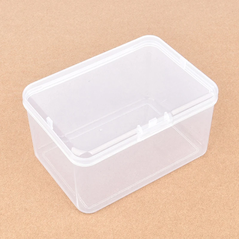 

Plastic Box Transparent Jewelry Organizer Sample Box Small Tool Storage Box Nail Enhancement Tool Box Mobile Phone Repair Case