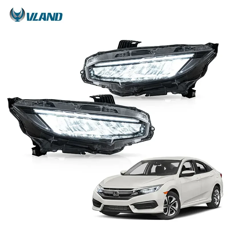 

VLAND Factory LED Headlight for 2016-2020 Others Car Light Accessories Auto Lighting Systems Parts Sequential Synth