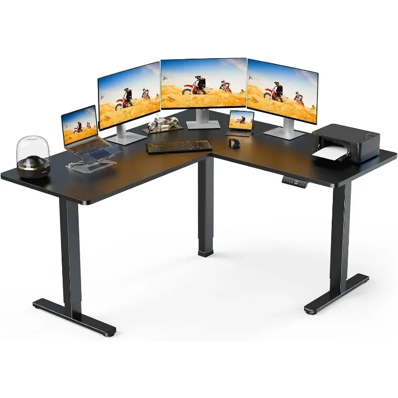 

Standing Desk, Assembly Options to Fit Room Corner, Suitable f Sitting Up Wking Gaming from Home