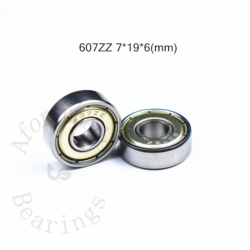 

607ZZ Bearing 10pcs 7*19*6(mm) free shipping chrome steel Metal Sealed High speed Mechanical equipment parts