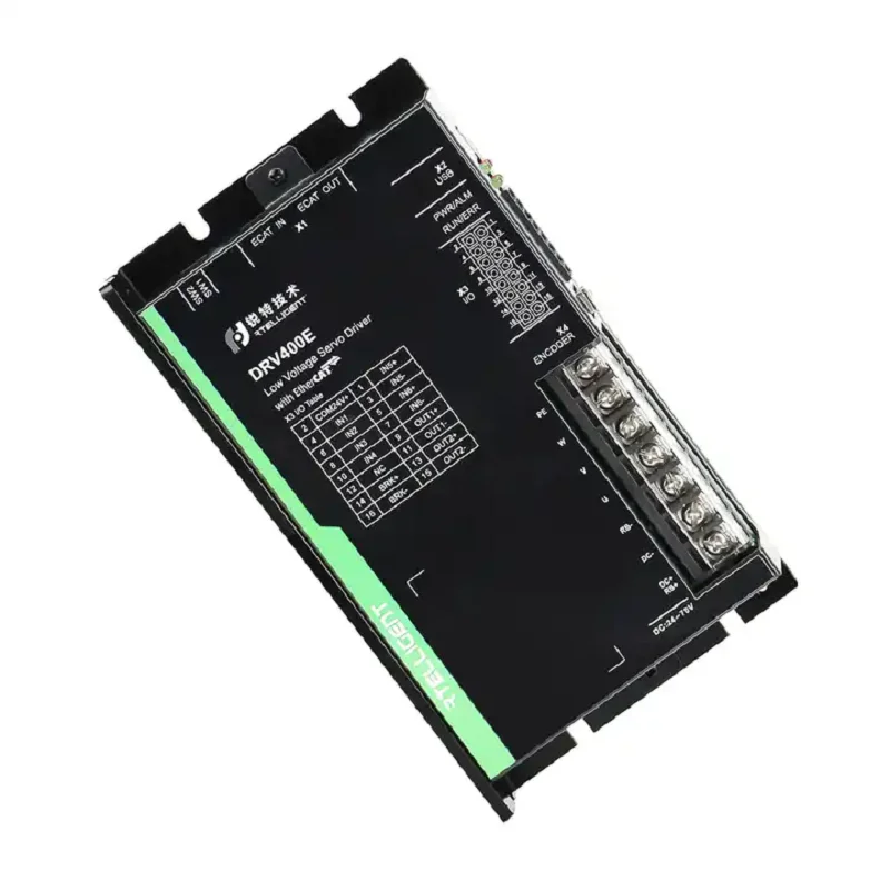 Ethercat DC48V serwosilnik niskiego napięcia 100W/ 200W 400W 750W 1000W z zestawem sterownik serwo DRV400E DRV750E DRV1500E DC