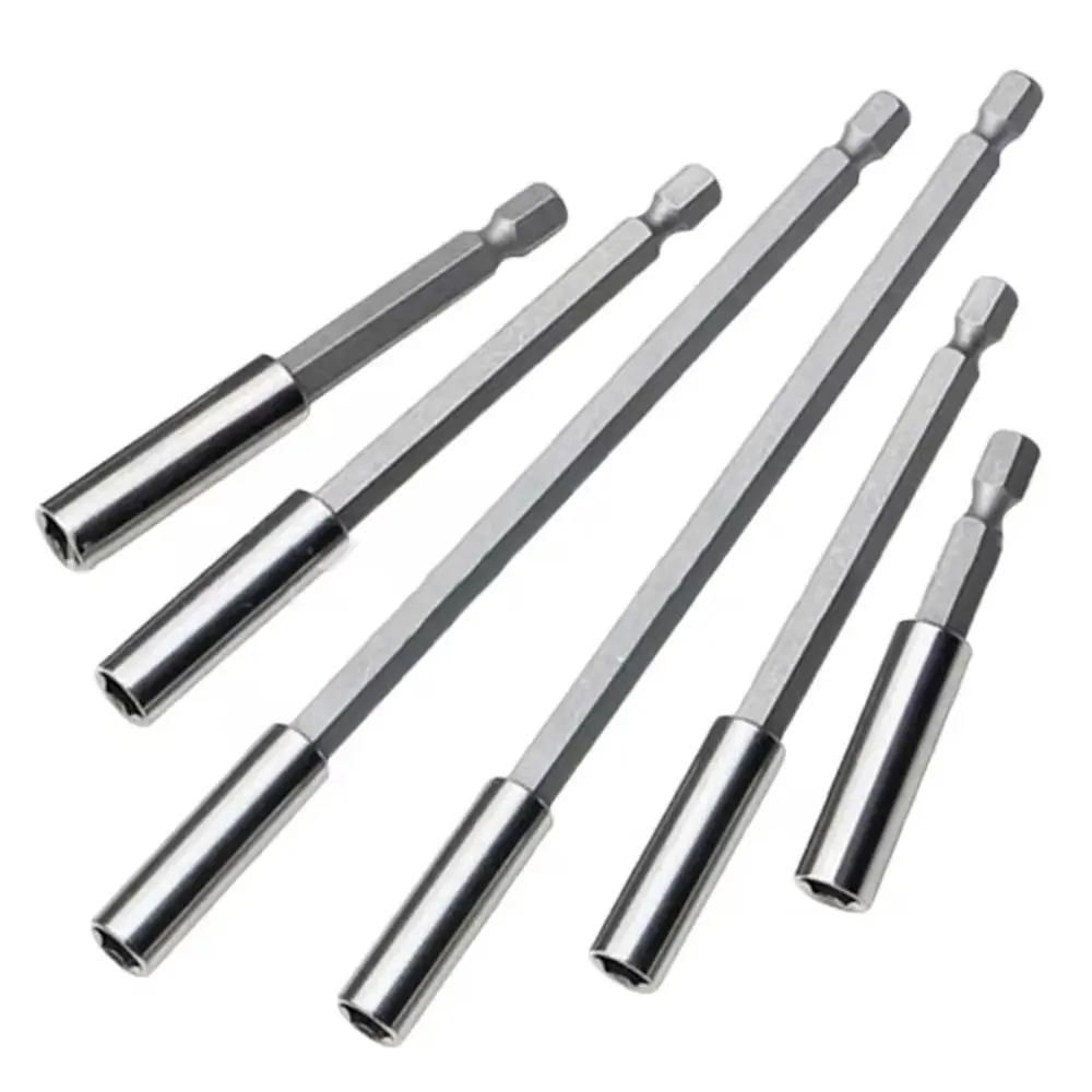3PCS Hexagonal Handle Screw Bit Extension Rod Long Handle Magnetic Extended Connecting Rod Tool Accessories Non-slip Hand Tools