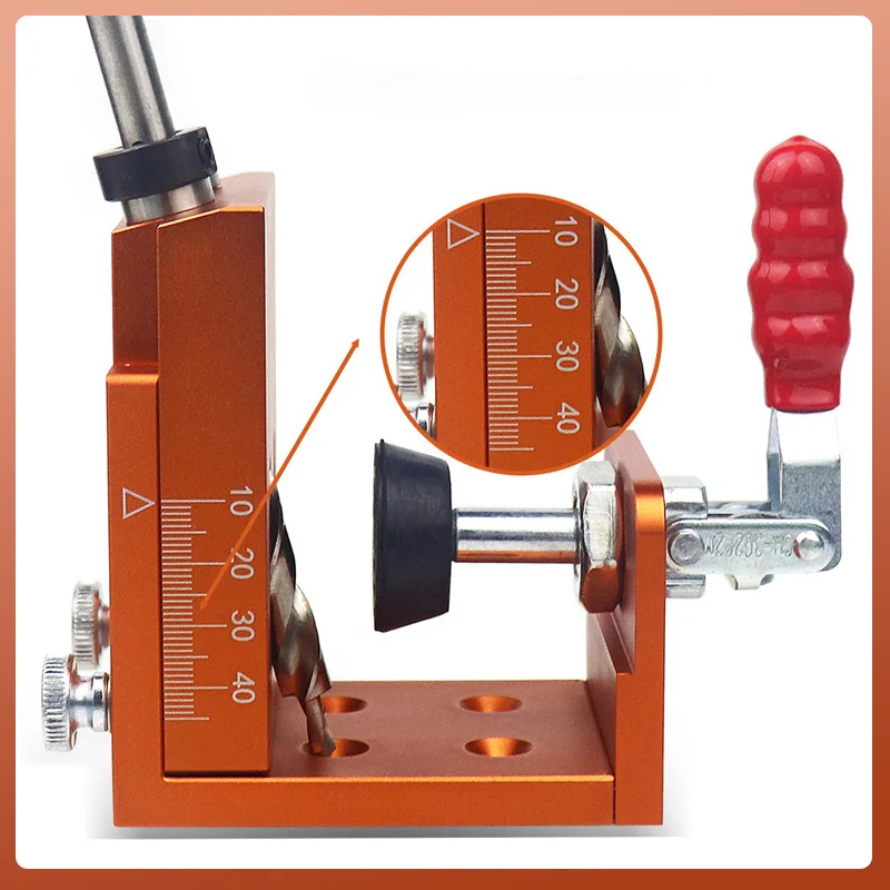 

Removable Pocket Hole Jig Kit System Hole Drill Guide Dowel Jig Oblique Hole Locator Drilling Kit For Cabinet Furniture Wood