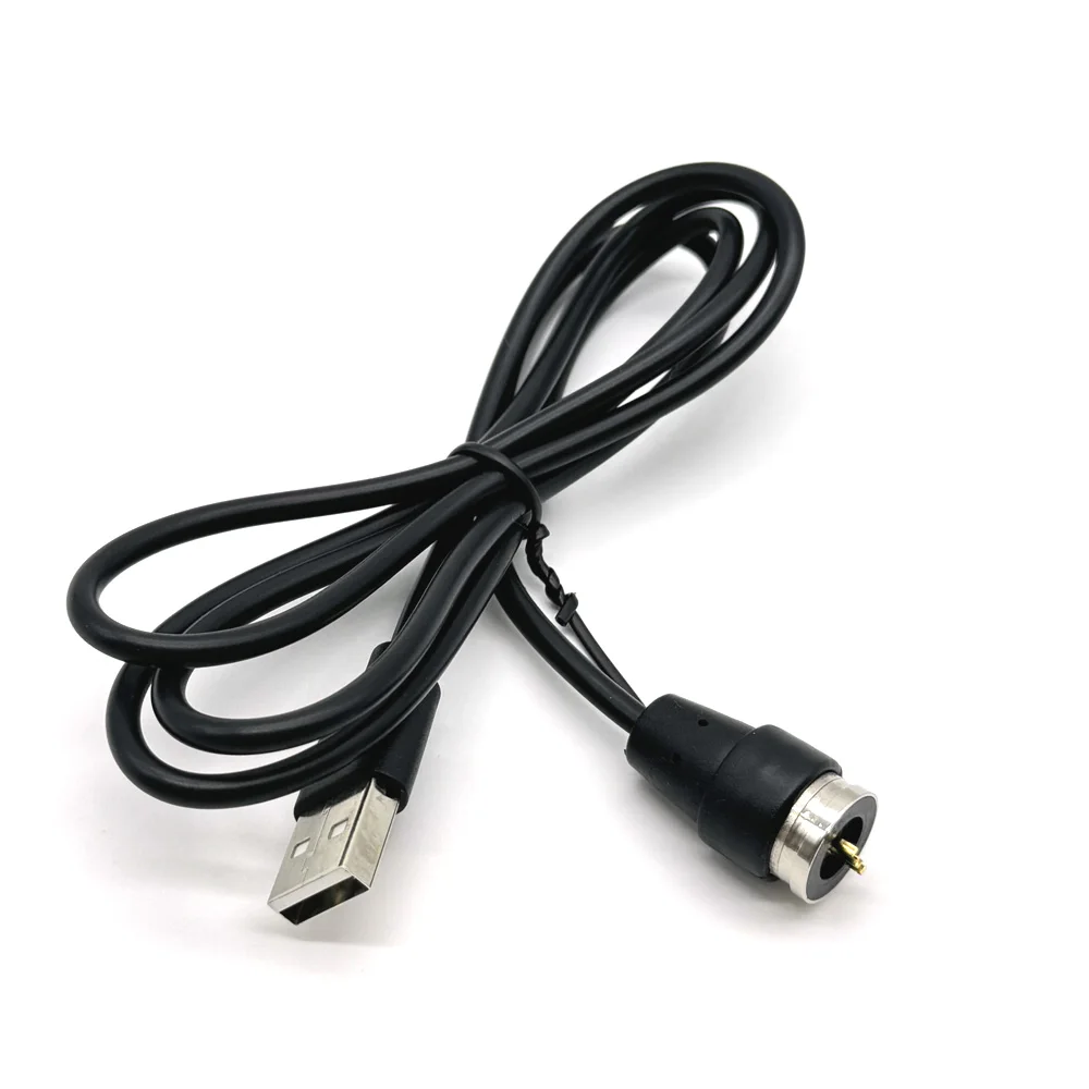 1set With USB Cable High Current Magnetic Pogo Pin Connector 4Pin Male Female 360° Blind Suction DC Charging Magnetic Power Cord