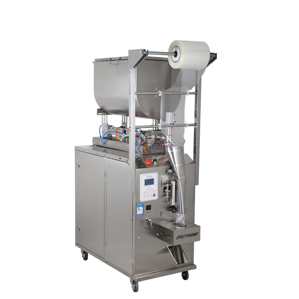 

Automatic Liquid Sauce Filling Sealing Paste Packaging Pure Water Mango Juice Honey Filler Milk Ketchup Packing Machine