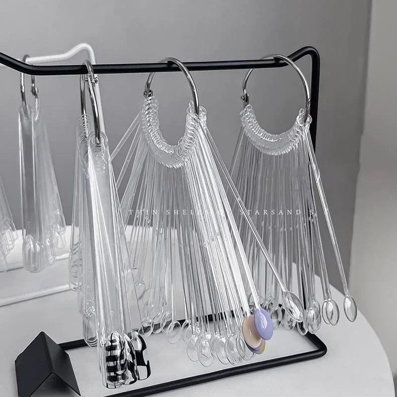 

New Nail Photography Accessories Exhibitor Nails Polish Tips Color Chart Nail Display Tips Nail Swatch Sticks MJZSJ02