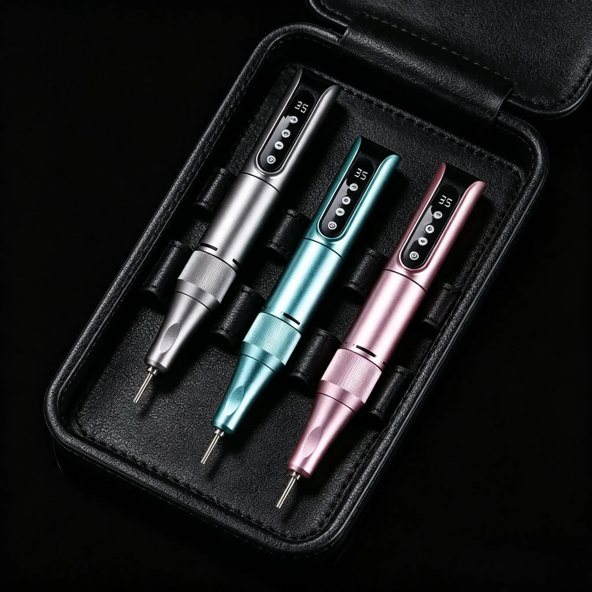 

35000RPM Wireless Nail Drill Pen, USB Rechargeable Portable Manicure Tool for Nail Filing and Polishing Ideal for Salon Home Use