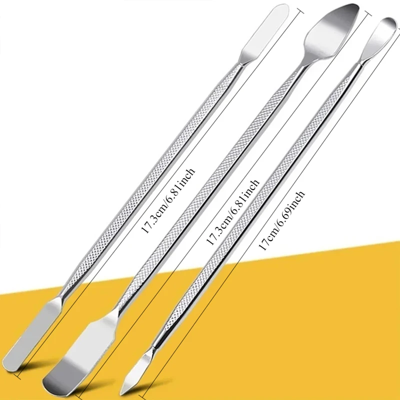 Set de 3 herramientas de apertura y desmontaje para tablets y teléfonos, espátulas metálicas 6