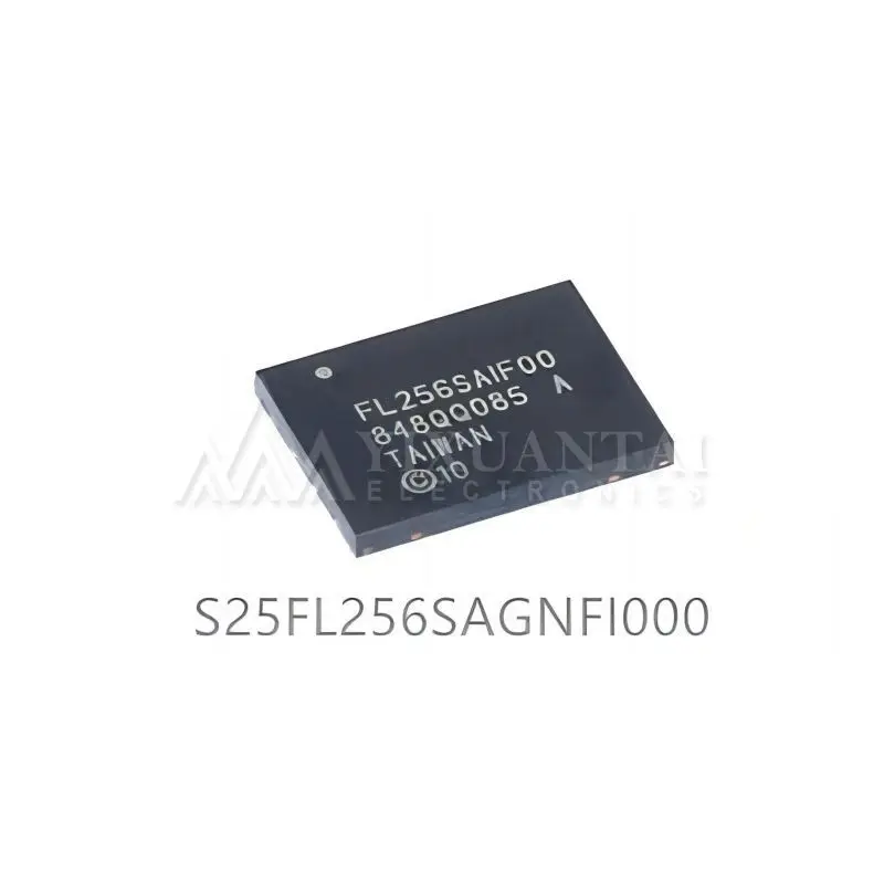 2pcs/Lot S25FL256SAGNFI000  IC FLASH 256MBIT SPI/QUAD 8WSON New