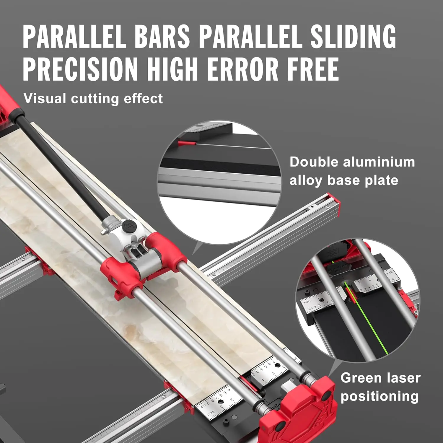 1352-1200mm Manual Tile Cutter Double Track Shijing 1200mm Manuel Fayans Kesici Manual Tiles  Hand Tools