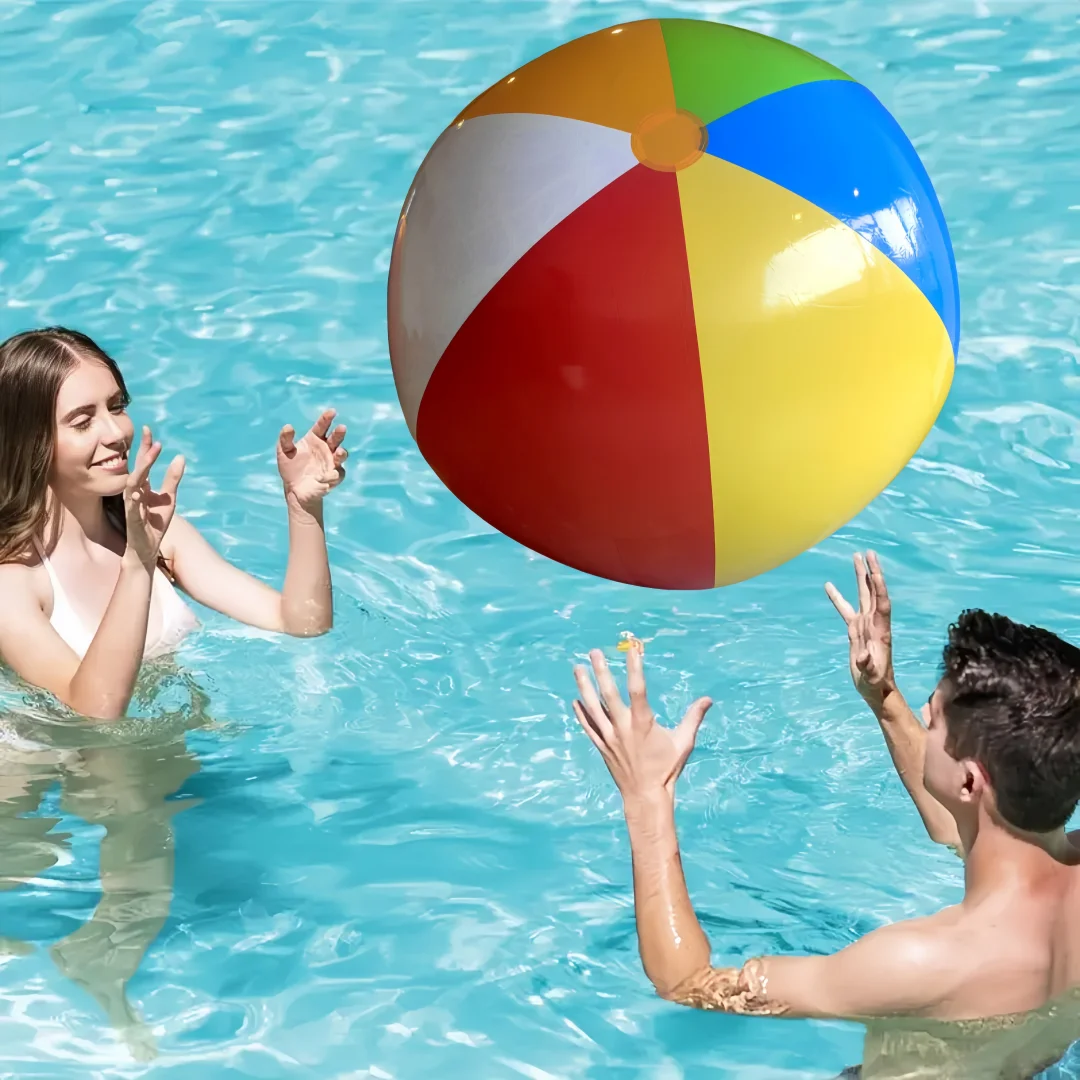59inch Giant inflatable Beach Ball Outdoor Games Fun Toys Water Toys Thickened PVC Inflatable Lawn Ball School Group Game Toys