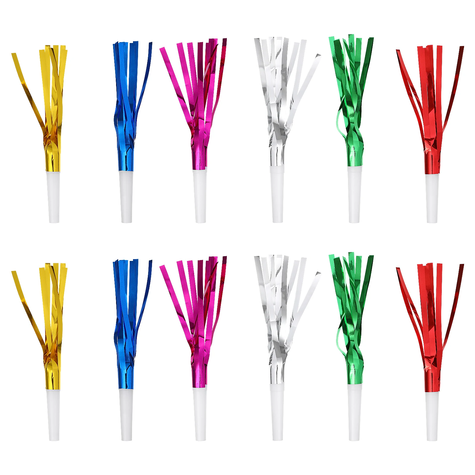 

24pcs Whistle Toys Metallic for Party Favors Birthday Ceremonies Weddings Festival Gatherings Vibrant Colors Safe