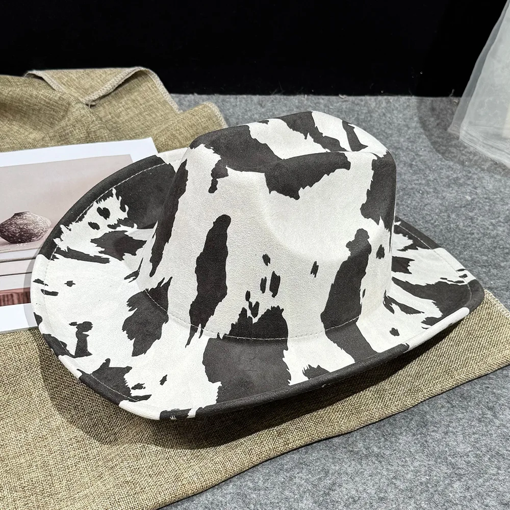 HongLuan Brokatowy Kapelusz Kostiumowy dla Dorosłych i Kapelusze Kowbojskie z Cyrkoniami dla Kobiet, Akcesoria do Cosplay Kowbojki i Kapelusz Kowbojski