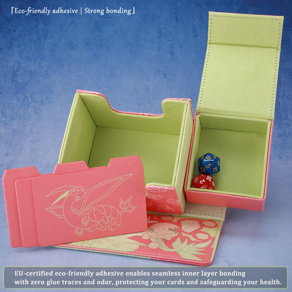 Parlor Dragonmaid Flygon Deck Box Dicewinder for YGO PTCG,Fits 100