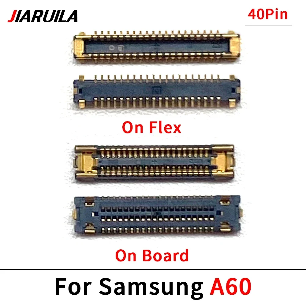 Lcd Display Screen FPC Connector Plug On Board Flex Cable For Samsung A10 A20 A30 A40 A60