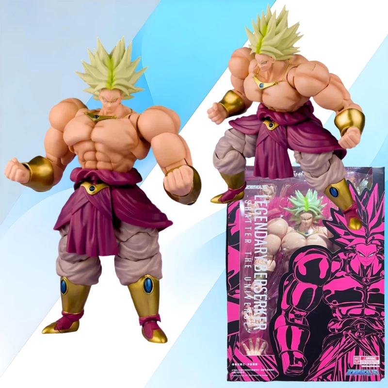 

New Legendary Demoniacal Fit Berserker Shatter The Universe Dragon Ball Z Shf Super Saiyan Broly Broli Figure Model Toys Gifts