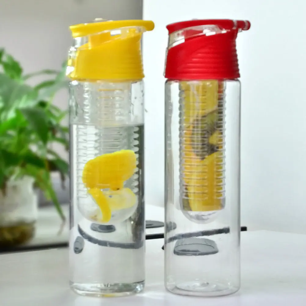 800Ml Infuser Bottle Fruit Infused Bottle with Strainer Healthy Hydration for Travel Hiking Camping Outdoor Sports Water Infuser