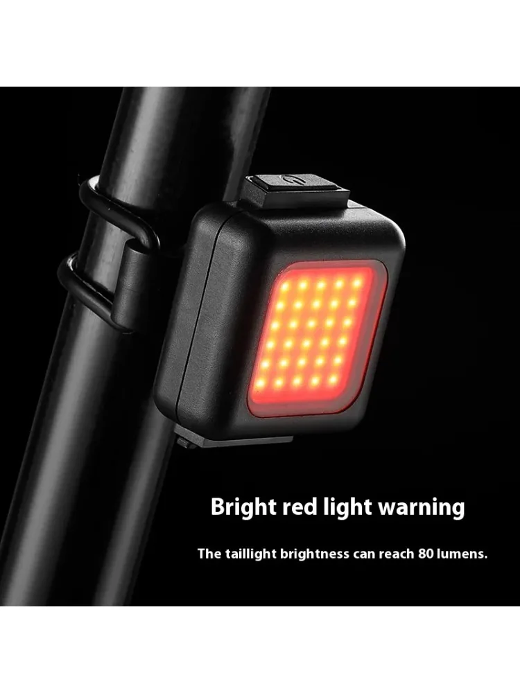 AliExpress NPY Fashion Mini Bike Lamp White Front Bicycle Light Red Warning Cycling Taillight Waterproof MTB Rear Light Safety Night Riding