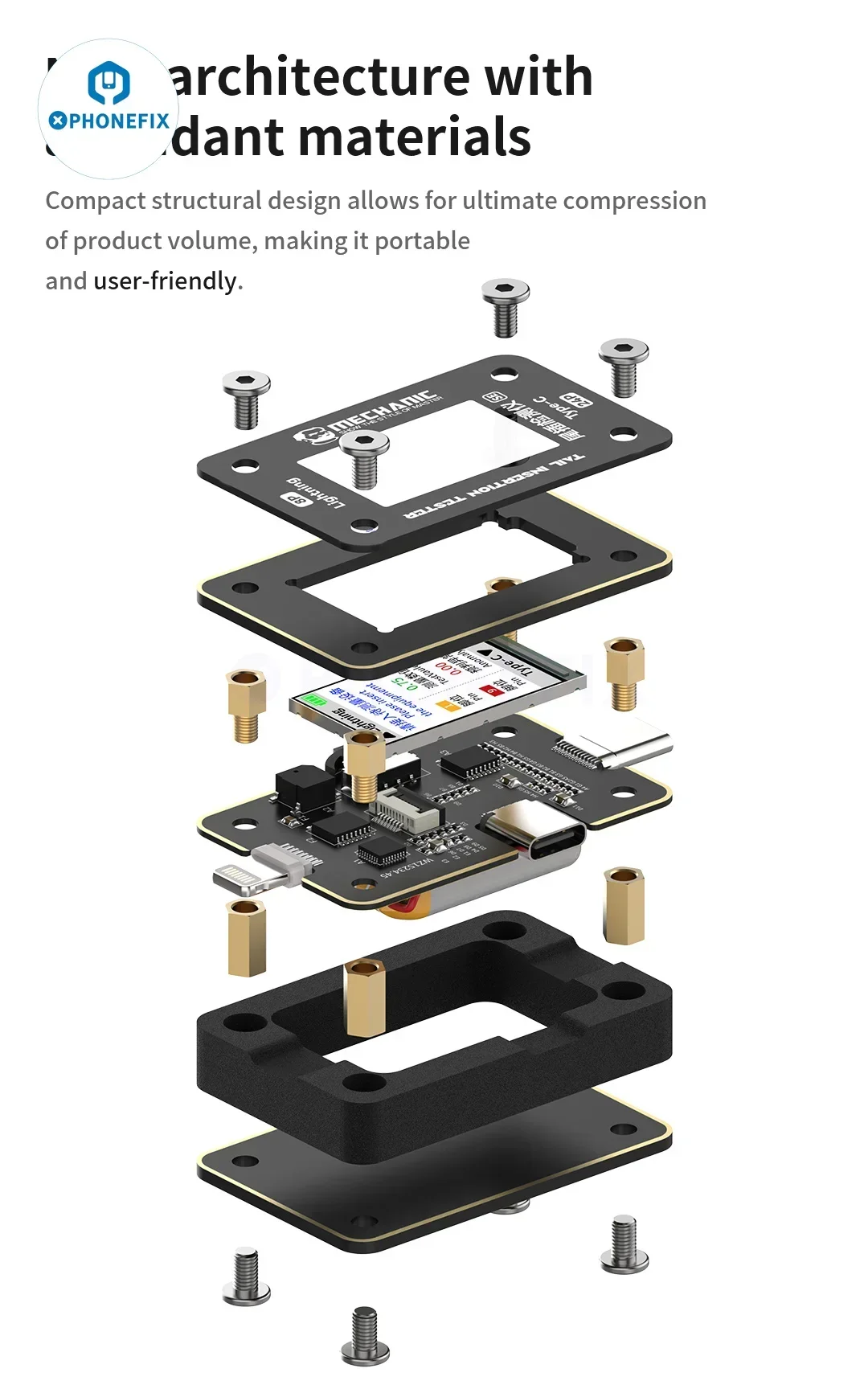 T-824SE ช่างหน้าจอดิจิตอลอัจฉริยะตรวจสอบกระแสไฟเครื่องตรวจจับการแทรกหางโทรศัพท์มือถือเครื่องมือซ่อมแซมแบบไม่ถอดออก