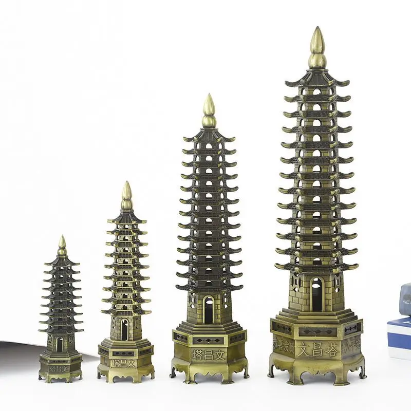 Wenchang Pagoda Ornament For Boys And Girls, Universal Nine-, Thirteen-Tier, Office Desktop, Living Room, Desk Decoration