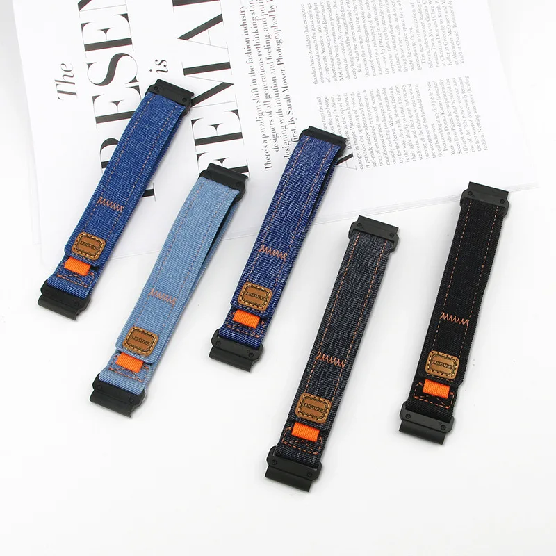 Pulseira de nylon para Garmin, Pulseira para Garmin Tactix 7Pro Fenix 7X 6X 7 5 6 Pro 5X Plus 3 3HR, Correia 26mm 22mm