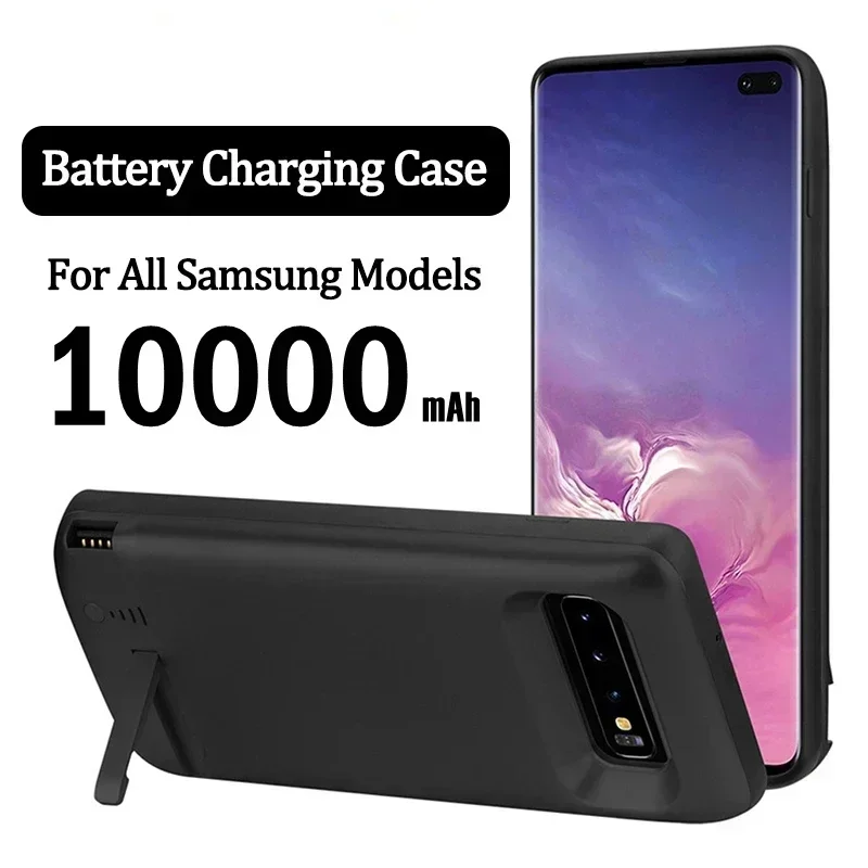 10000mAh Battery Charger Case for Samsung Galaxy Ultra Charging Case Power Bank Samsung Galaxy S8 S9 S10 S20 S21 S22 Plus Note 8