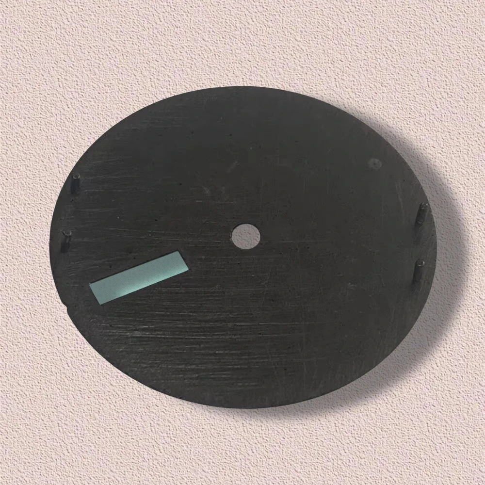 28.5mm S 5 Logo SKX007 Black Dial Suitable for NH36/4R36 Movement Green Luminous Dual Calendar Watch Modification Accessories